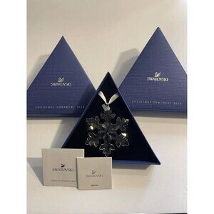 NEW 2016 Swarovski Crystal 3" Annual Christmas Holiday Ornament Box 5180210